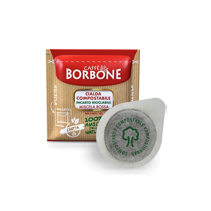 Cialde Caffè Borbone Miscela Rossa, Formato 38MM
