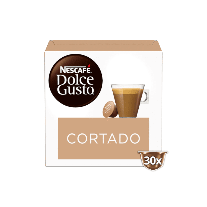 Cortado Dolce Gusto, espresso macchiato in capsule Nescafe