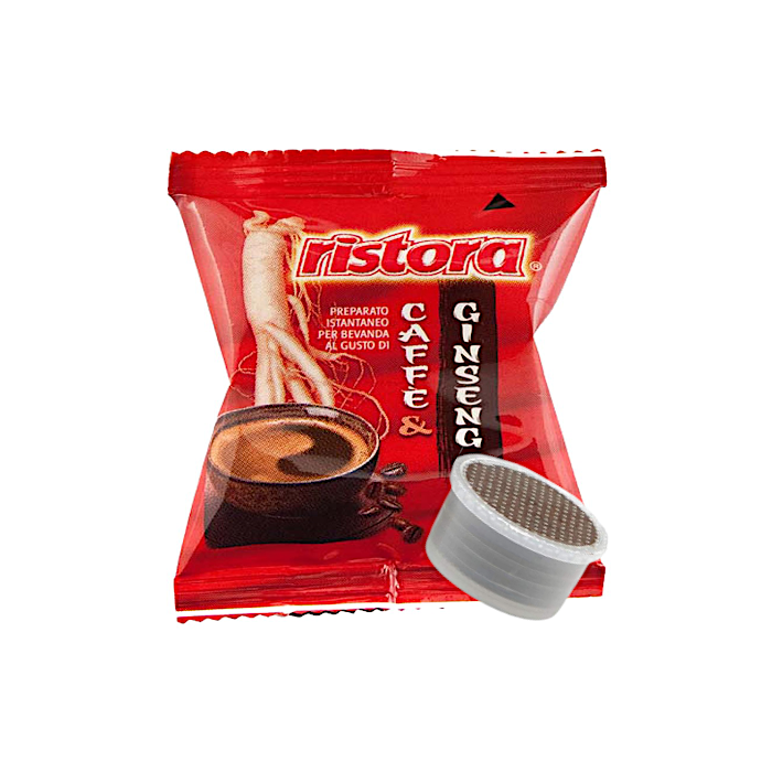 Ginseng Solubile Ristora in capsule compatibili Espresso Point, 25 pezzi