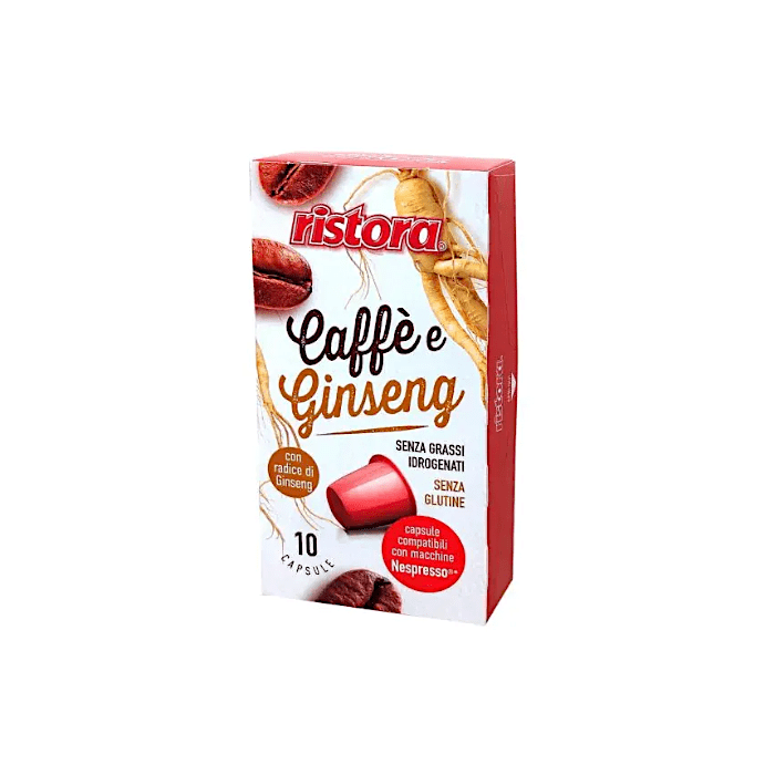 Ginseng Solubile Ristora in capsule compatibili Nespresso, 10 pezzi