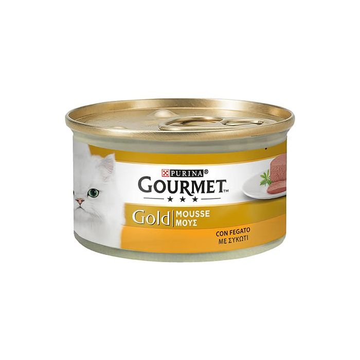 Gourmet Gold Gatto Mousse con Fegato, 85gr