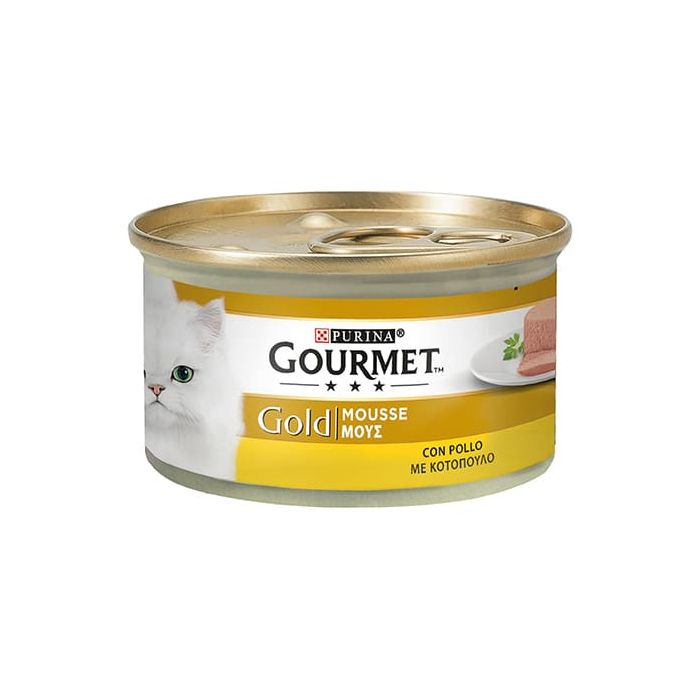 Gourmet Gold Gatto Mousse con Pollo, 85gr