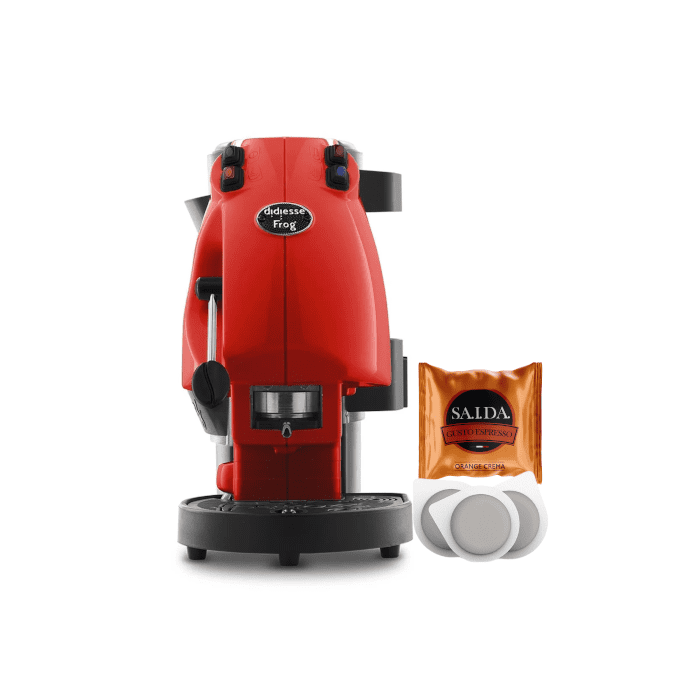 Didiesse Frog Revolution macchina da Caffè con 200 cialde Saida Orange Crema