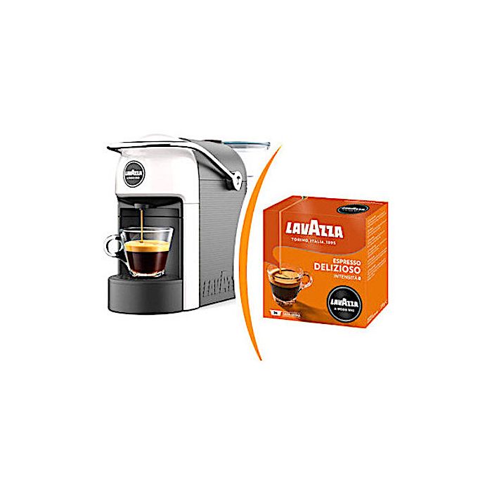 Macchina Caffè Lavazza A Modo Mio Jolie + 36 capsule A Modo Mio Delizioso