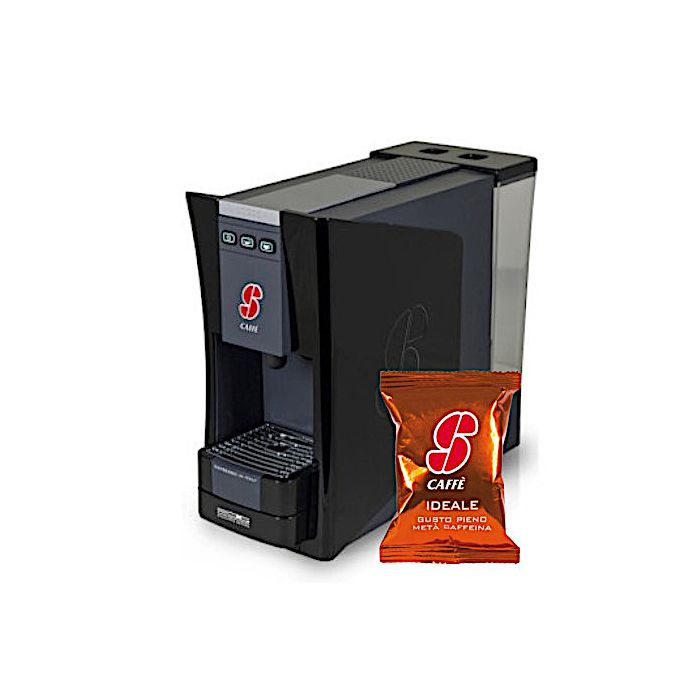 S.12 Macchina da Caffè Essse Caffè, sistema Espresso + 100 capsule miscela Ideale