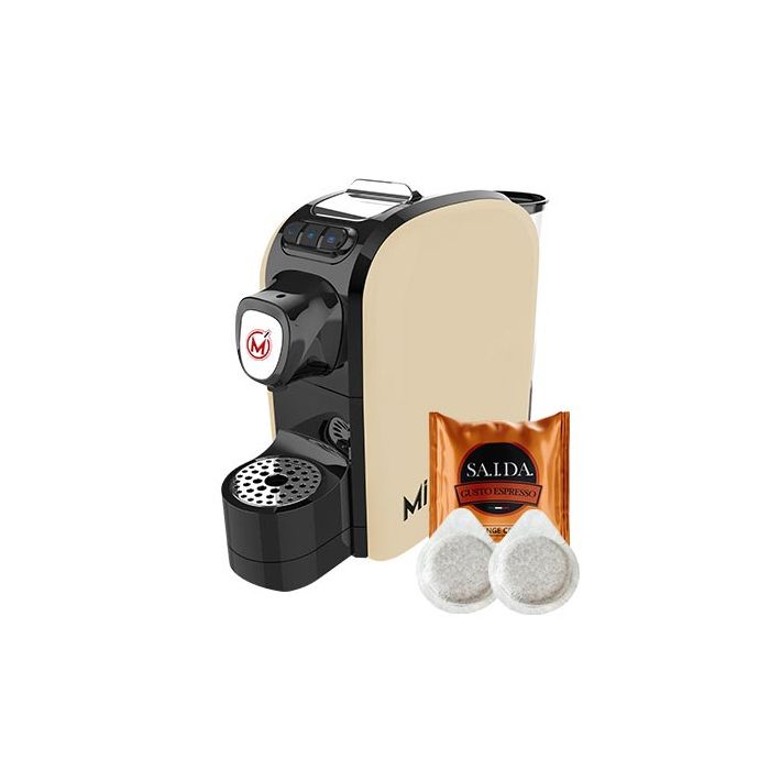 MACCHINA DA CAFFÈ MITO PER CIALDE ESE 44 IN VARI COLORI + 100 CIALDE SAIDA ORANGE CREMA