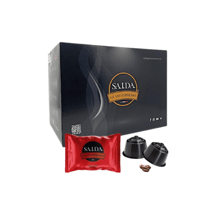 Capsule Saida Gusto Espresso Compatibili Dolce Gusto, Miscela Red Dek