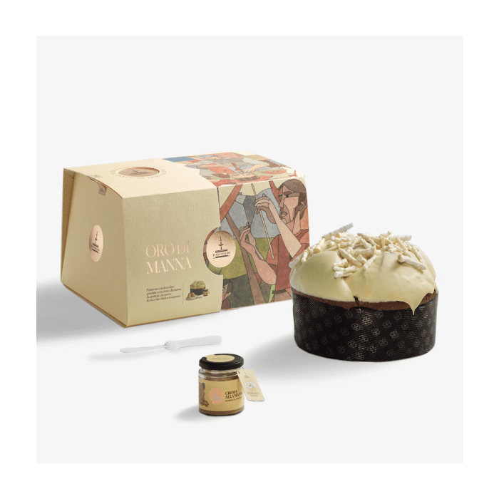 Fiasconaro Oro di Manna, Panettone con crema da spalmare, 1Kg