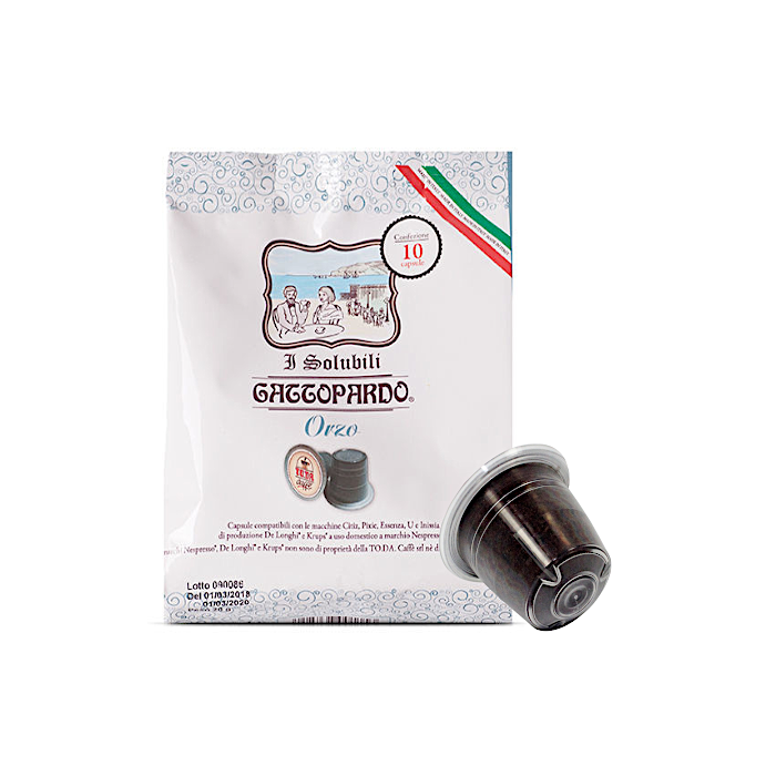 Orzo Solubile in Capsule Gattopardo Compatibili Nespresso
