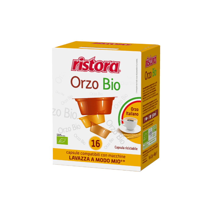 Orzo Solubile Ristora in capsule compatibili A Modo Mio, 16 pezzi