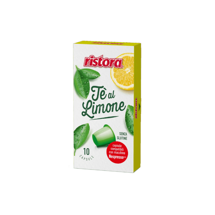 Tè al Limone Ristora in capsule compatibili Nespresso, 10 pezzi
