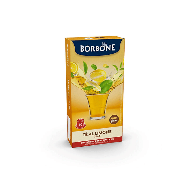 The al limone, capsule compatibili nespresso, Caffè Borbone,10 pezzi