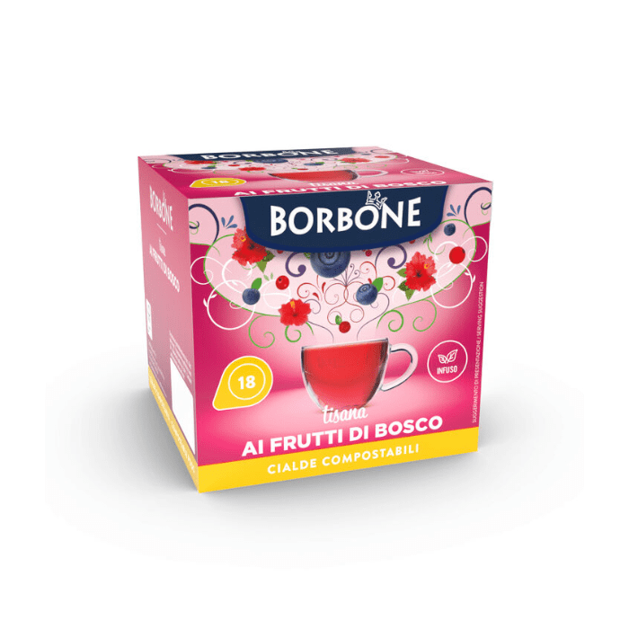 Tisana alla frutta in Cialde Borbone formato ESE44