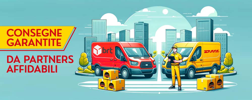 Consegne garantite da partners affidabili