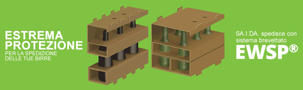 Estrema protezione per la spedizione di prodotti fragili con sistema brevettato EWSP